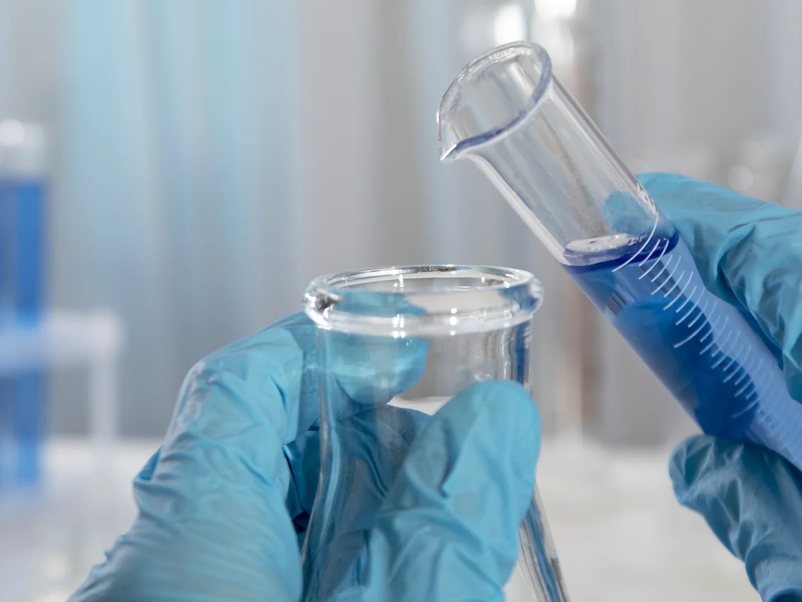 Water quality testing in the laboratory